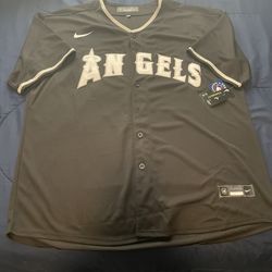 New Nike Angels Mike Trout Jersey 
