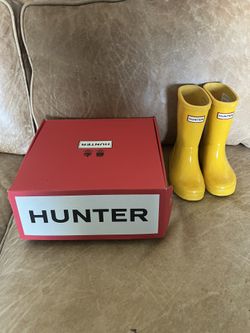 Hunter Boots Yellow Size US 8B/9G