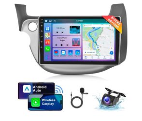Android Car Stereo for Honda Fit 2008-2013, 8-Core 6G+128G Wireless CarPlay Android Auto