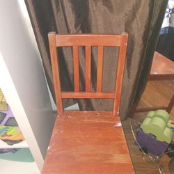 Ikea Wood Chair -Stefan Redish Color 