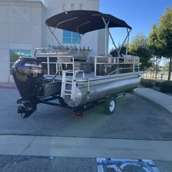 2018 Harris Omni 200 Pontoon Boat 