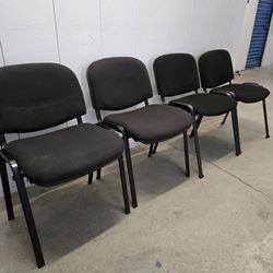 Set of 4  guest chairs $ 75