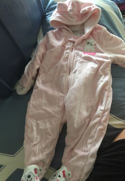 Baby girl clothes-cold weather/snow suit-size 9 months