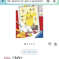 Pokemon Paint by Numbers Kits for Children & Adults