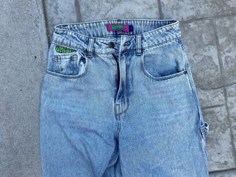 Empyre Tori Carpenter Jeans Womens Size 1 Vintage Baggy Skater 90s y2k Acid Wash
