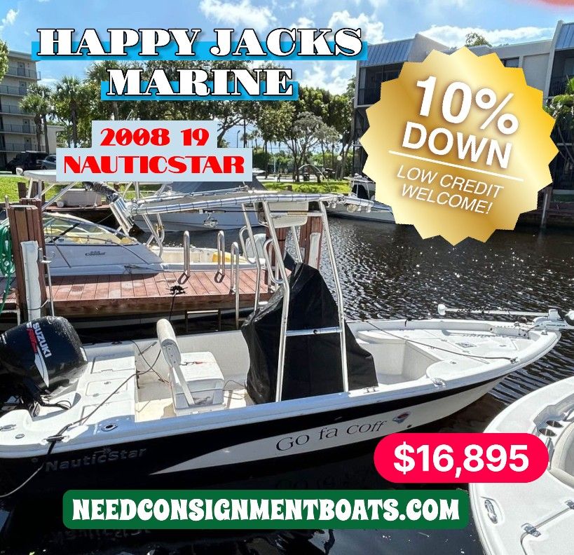 2008 19 nauticstar bay boat flats boat