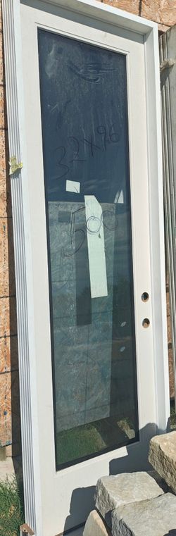 Beautiful 32x96 Full Glass Exterior Door