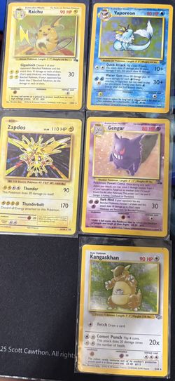 1990s pokemon cards, 115 of unlimited(name of the set they came from) 