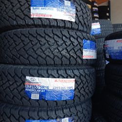 4 New Tires Installed/ Nuevas Llantas Instaladas 245/75/16 Atlander LT Tires
