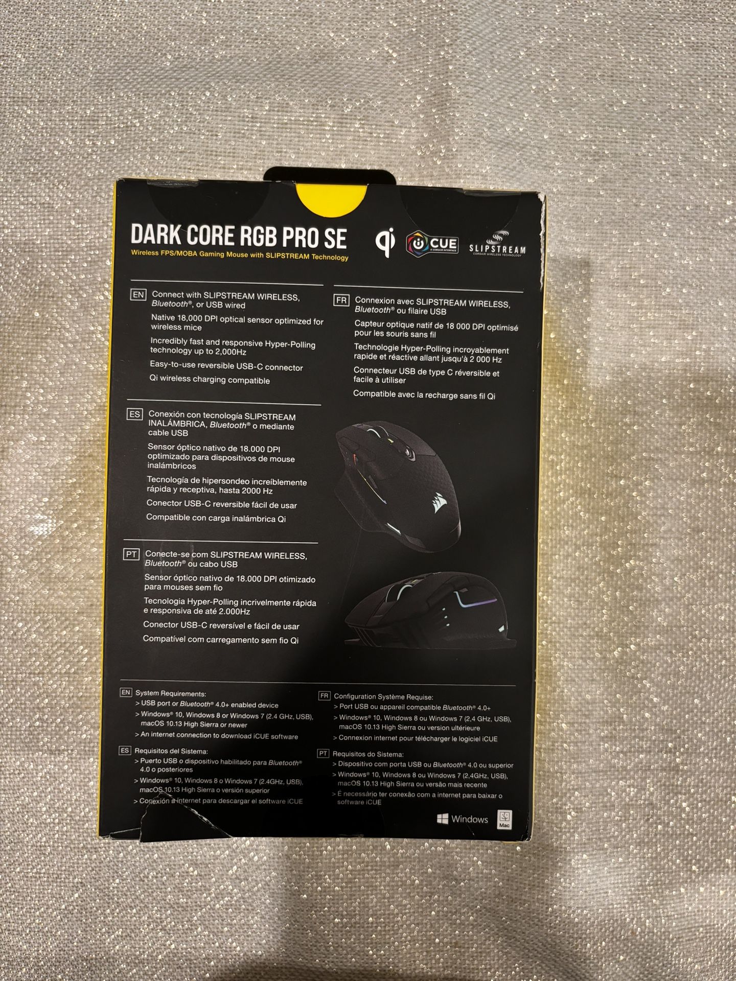 Corsair Dark Core Rgb Pro Se Gaming Mouse