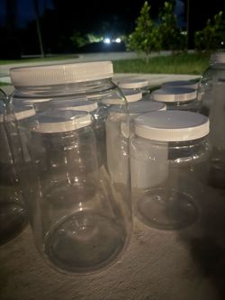 Jar with cover transparent