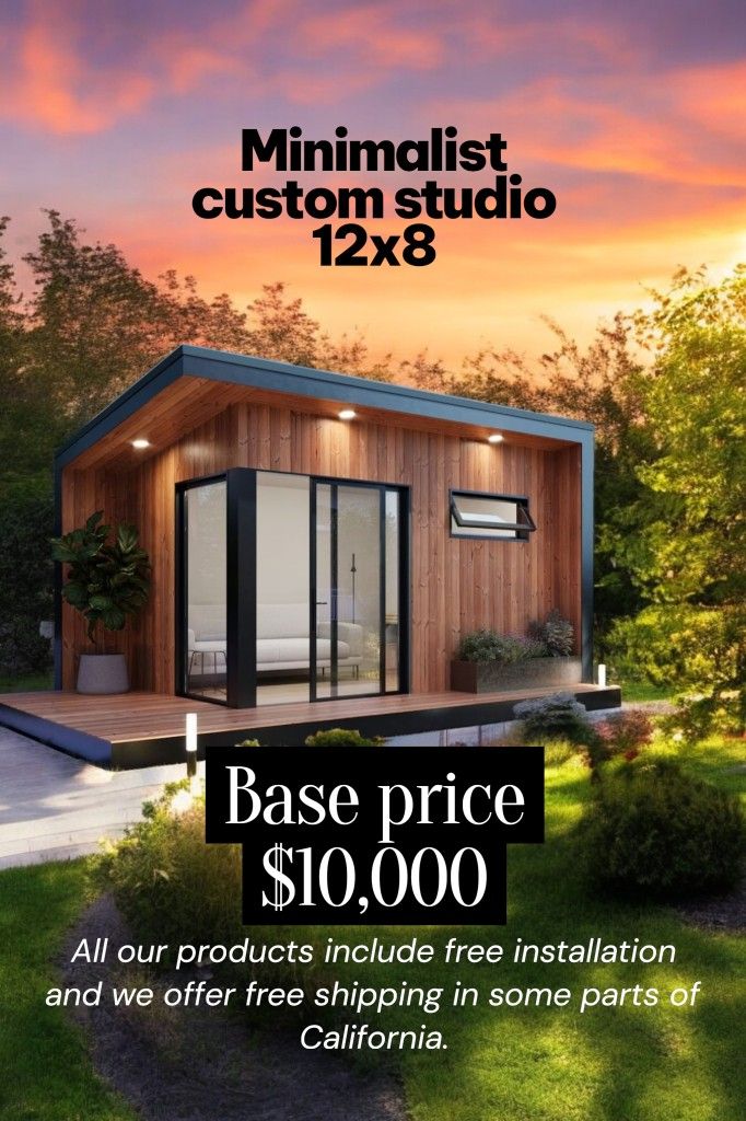 Minimalist custom studio 12x8