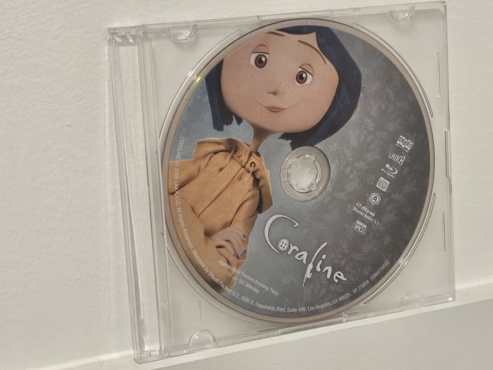 Coraline Blu-Ray DVD