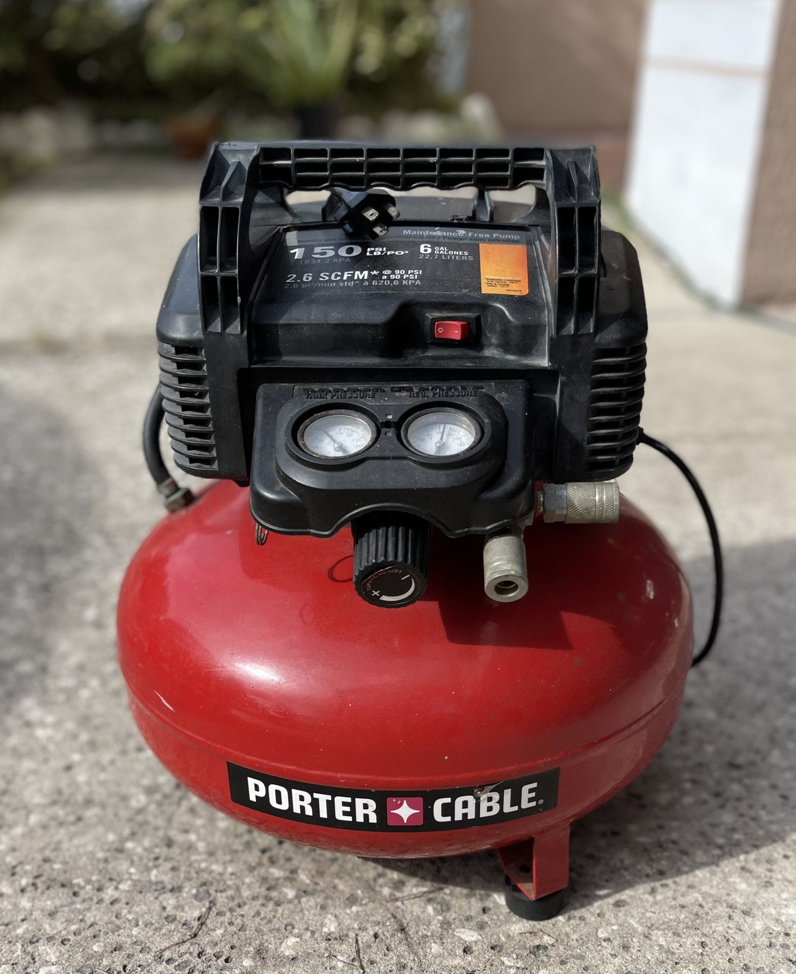 6 Gallon Porter Cable Air Compressor