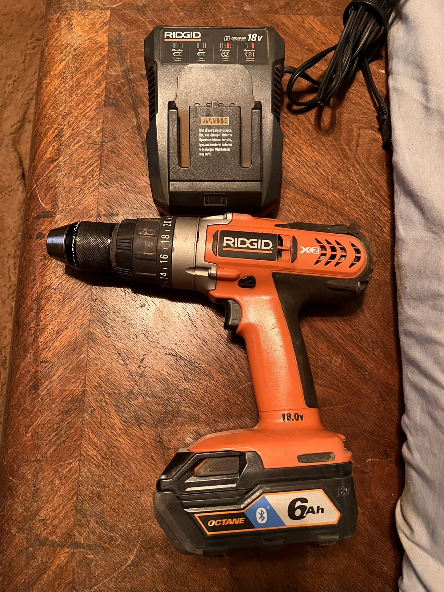 18 volt Ridged Hammer drill