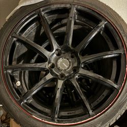 WRX Rays Gram Lights 57 Transcend Rev Limit 5x114.3