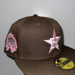 Houston Astros Mocha Hat Size 7 1/4