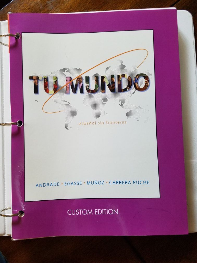 Tu Mundo español sin fronteras Andrade Egasse Muñoz Caberera Puche