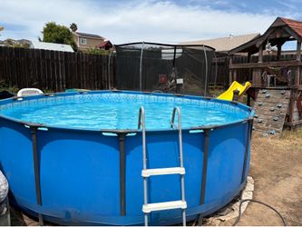 Pool Parts Lot – Frame, Pump, Hardware & Misc. Parts – Make Offer