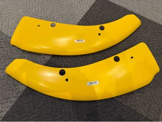 Dodge Mopar OEM Charger SRT Front Bumper Splitter Guards Yellow 2015-2023
