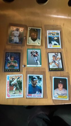 Baseball cards excellent
