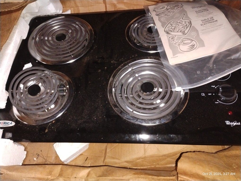 Whirlpool Stovetop