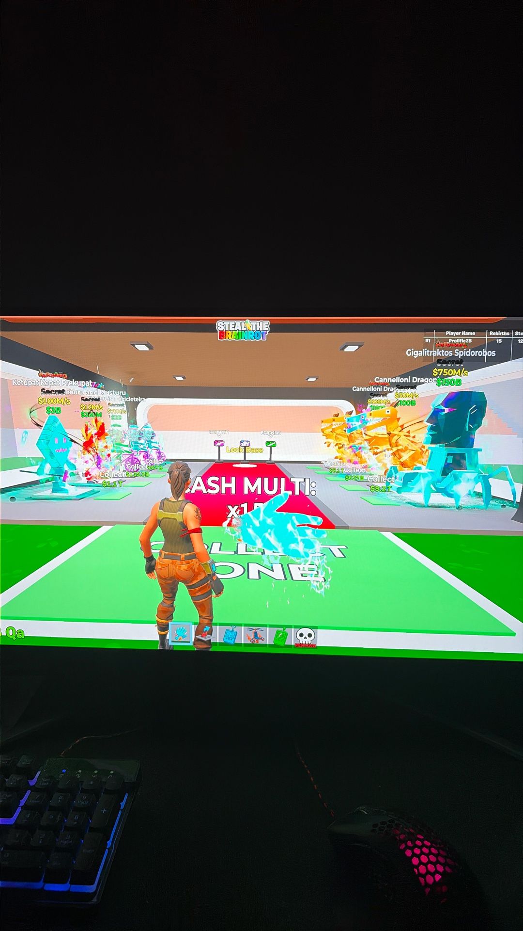 Fortnite Steel The Brain Rot Rare Items