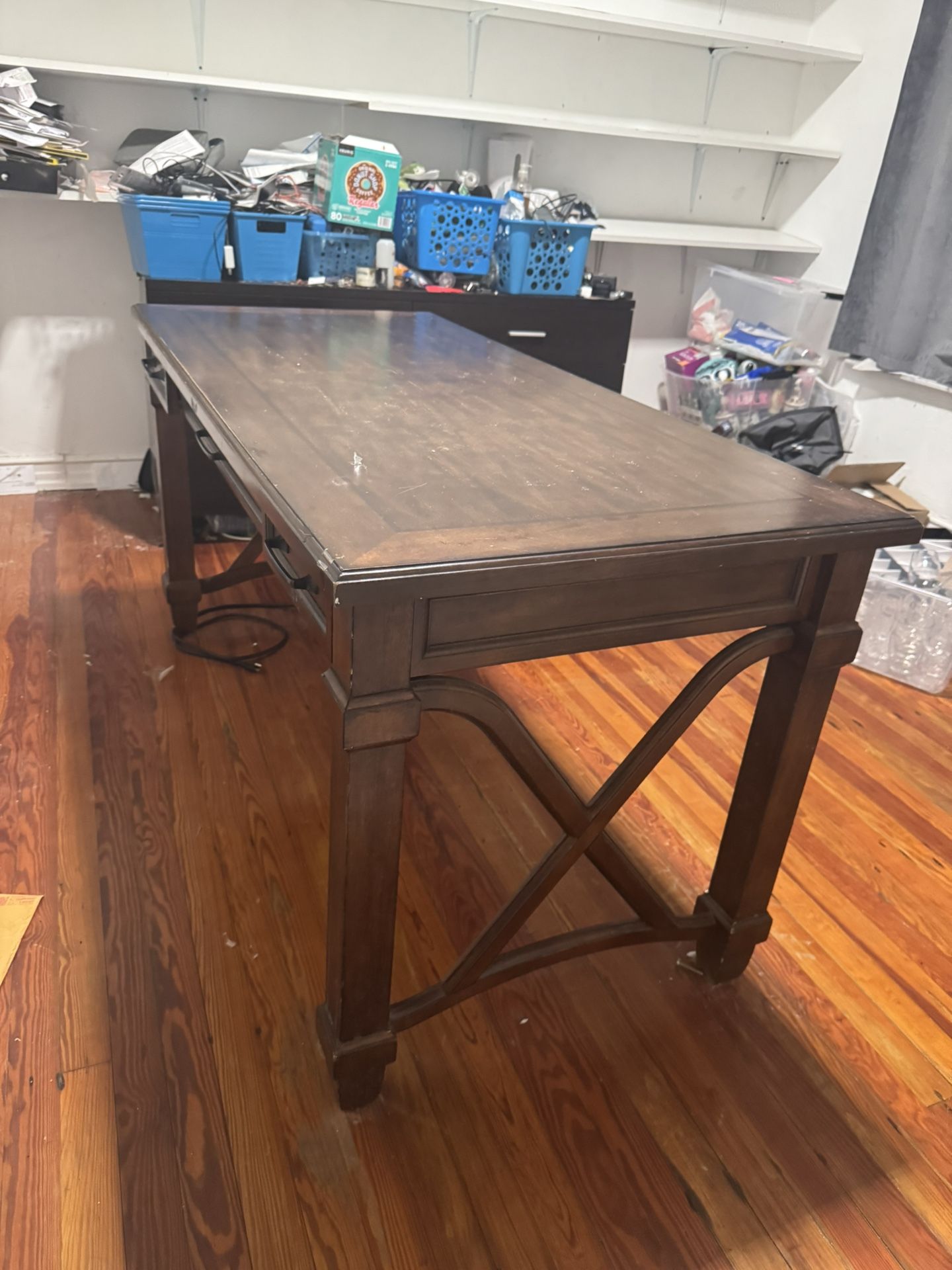 Solid Wood Desk - Costco Was $500. Buy For $50!