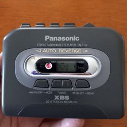 Walkman Style Cassette and AM/FM Player