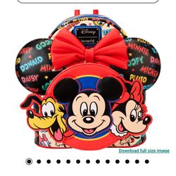 Disney Loungefly Mickey And Friends Backpack NEW
