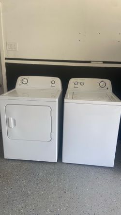 Amana washer dryer set & Whirlpool Refrigerator