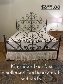 King Iron Bed We are located at 2811 East Bell road. Another Time Around Furniture.