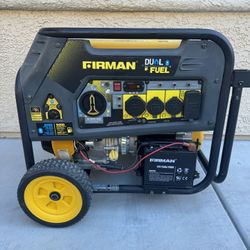 Firman generator Electric Start 120/240V 9400 / 7500 - Watt Dual fuel gasoline and propane Portable Generatorp