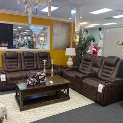 Power Reclining Sofa Or Love Seat In Stock $1299 Each Your Choice 