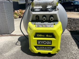 Ryobi 6gal air compressor