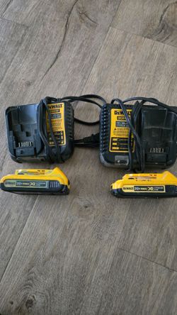 Dewalt charger and battery $45 each