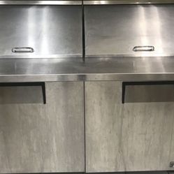 True Sandwich Salad Refrigerator Prep 60”