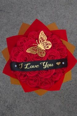 I Love You Eternal Rose Bouquet