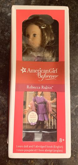 Mini American Doll with Book