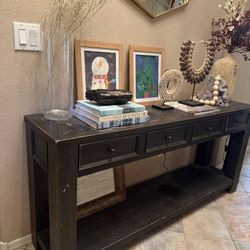 Wood Entry table