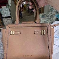 Liz Claiborne Mini Tuxedo  Satchel Purse.  Shoulder  Strap Missing 