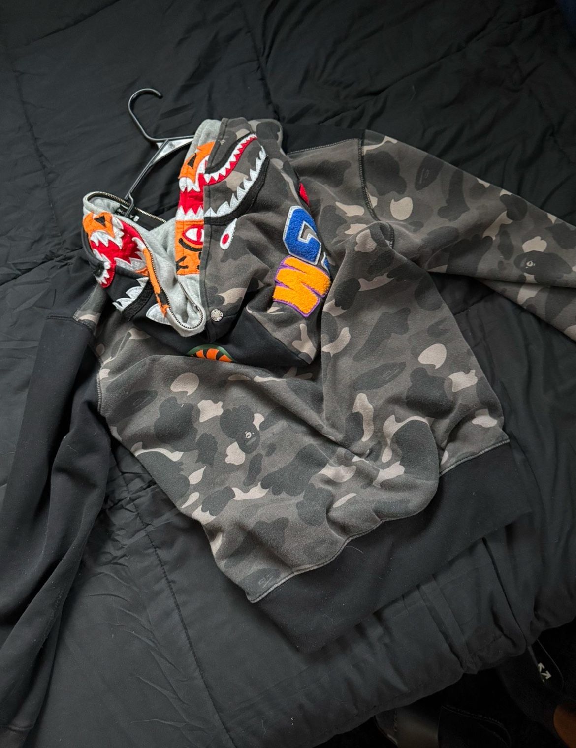 double hooded bape
