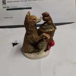 Peace Summit. Wolf And Beaver