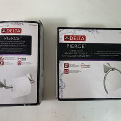 Delta Towel Ring/Toilet Paper Holder 