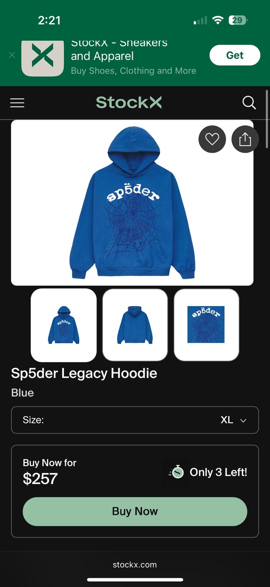 Sp5der Hoodie, Blue Hoodie, Spider Hoodie