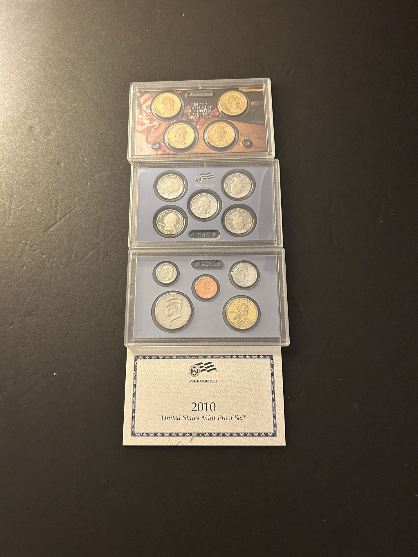 Coin - 2010 S Brilliant Uncirculated proof set in original packaging – Total 14 coins
