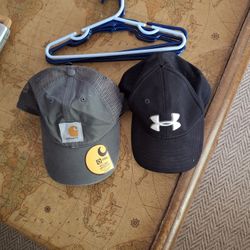 Four Children's Hangers & Two Ball Caps