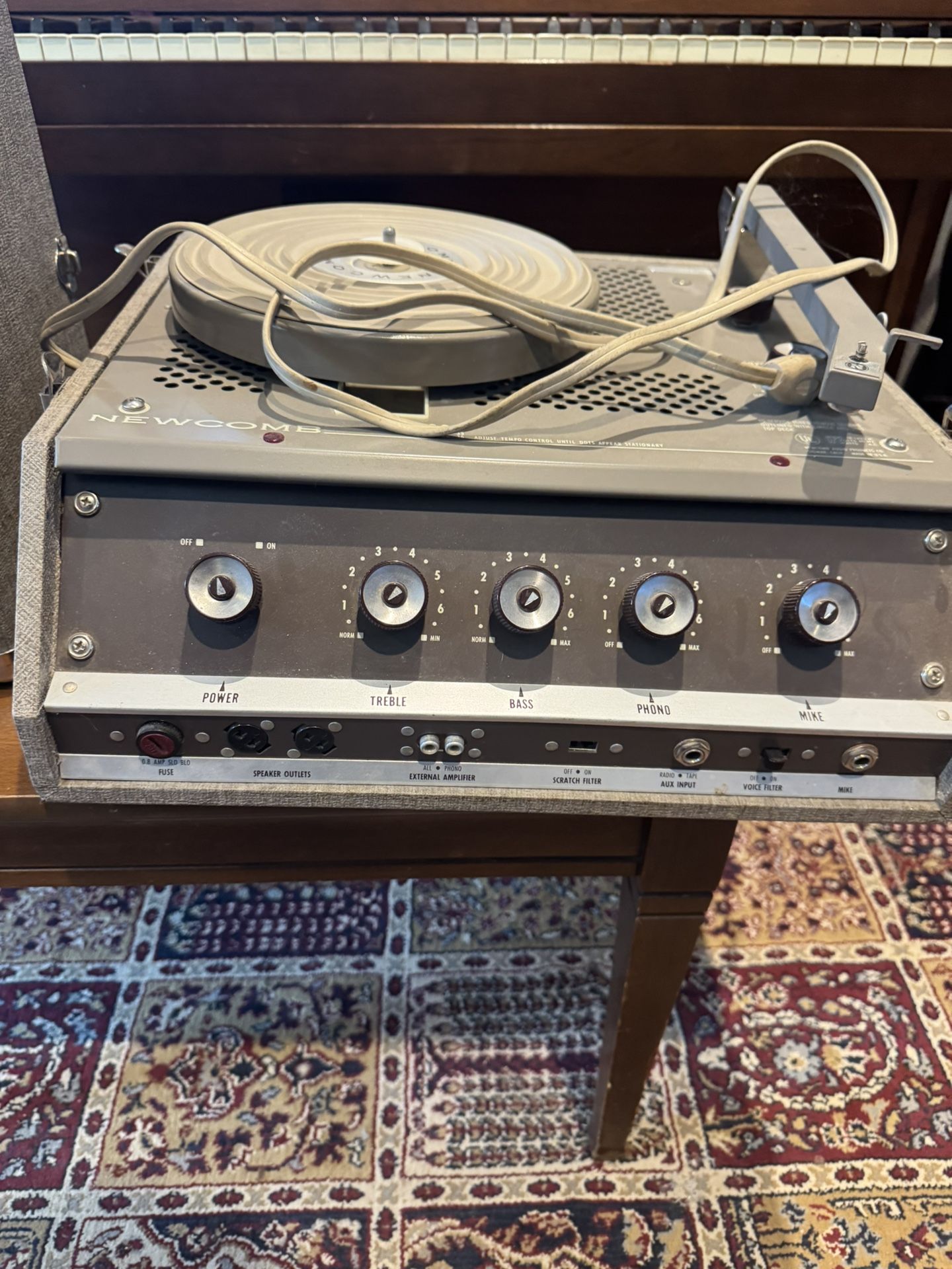 Vintage record player