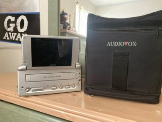 Portable video cassette player with case no connections