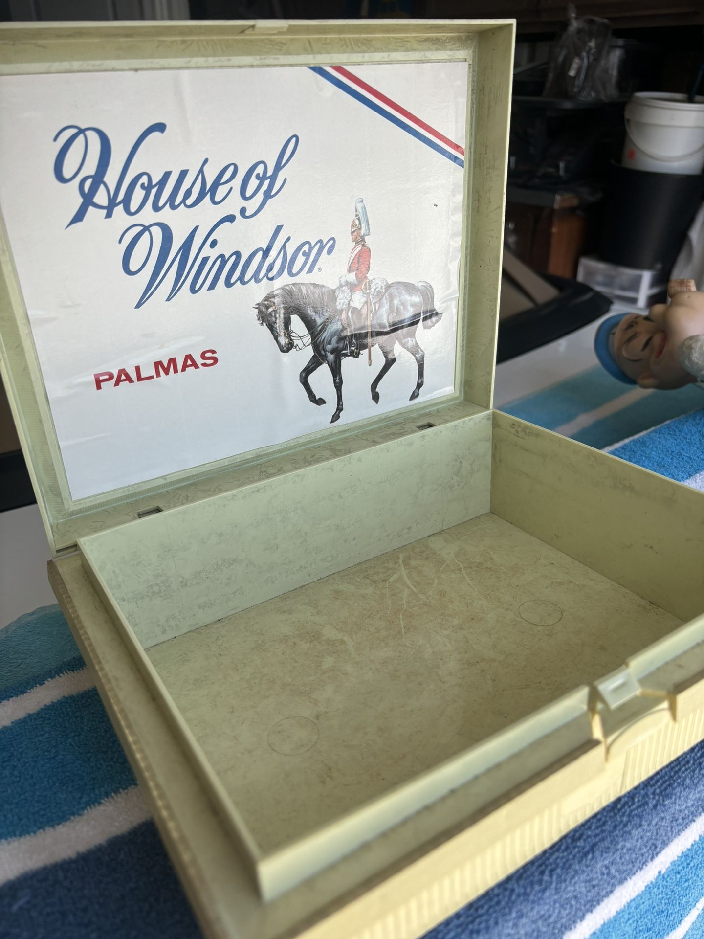 Old plastic cigar box